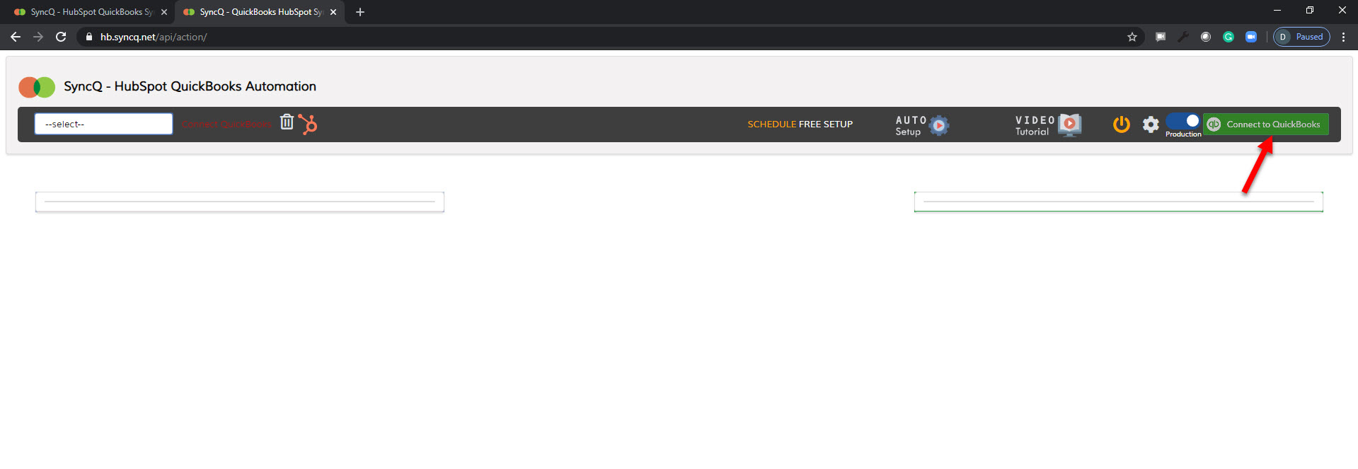 Connect QuickBooks Online