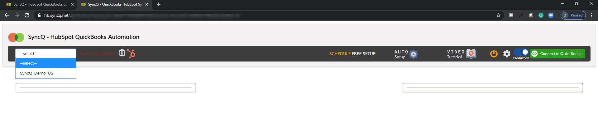QuickBooks company will auto show up